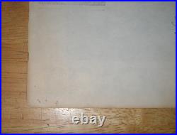 1982 Original Black Flag Summer 82 Tour Concert Poster Flyer Punk Vintage 80s