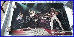 1982 Van Halen / David Lee Roth Concert Poster. Rare Original Van Halen Prod