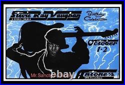 1983 Rare Stevie Ray Vaughan Birthday Austin Texas 2nd Version Concert Poster