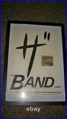 1983 The Band Japan Original Concert Poster withbackstage pass Levon Helm Vintage