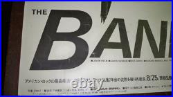 1983 The Band Japan Original Concert Poster withbackstage pass Levon Helm Vintage