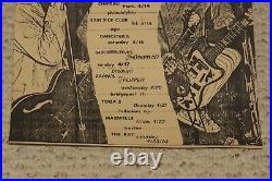 1983 The Replacements, Husker Du Concert Tour Poster MPLS Detroit NY Punk RARE