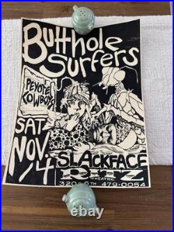 1987 Butthole Surfers Peyote Cowboys Ritz Theatre Austin TX Concert Poster