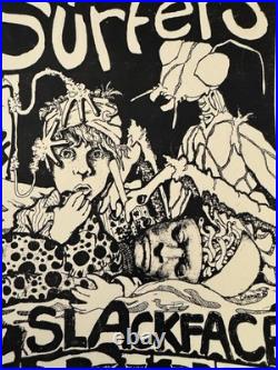 1987 Butthole Surfers Peyote Cowboys Ritz Theatre Austin TX Concert Poster