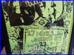 1989 Nirvana Santa Fe Curley ART Print Poster original concert Handbill 11x14.5