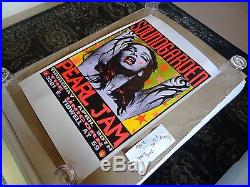1992 NEW MINT Pearl Jam & Soundgarden Concert Poster ART PRINT KOZIK #2356/2500