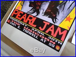 1992 NEW MINT Pearl Jam & Soundgarden Concert Poster ART PRINT KOZIK #2356/2500