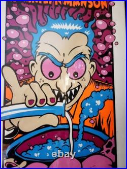 1994 Uncle Charlie Nine Inch Nails Concert Poster Framed 1994 Uncle Charlie Nine Inch Nails Concert Poster Framed