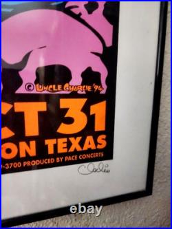 1994 Uncle Charlie Nine Inch Nails Concert Poster Framed 1994 Uncle Charlie Nine Inch Nails Concert Poster Framed