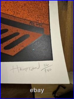 1996 Pavement-Seattle Concert Poster LE Justin Hampton Signed 54/250