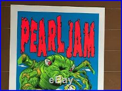 1996 Pearl Jam TAZ SILK SCREEN CONCERT POSTER 364 / 400 LIMITED