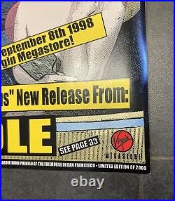 1998 Hole'Celebrity Skin' Virgin Megastore Poster Sperry Donovan 22.5 X 17in