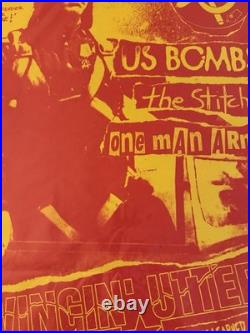 1998 US BOMBS-Swingin' Utters CONCERT POSTER-Frank Kozik LE Of 100-Signed