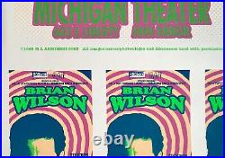 1999 BRIAN WILSON Concert Poster hand signed by artist Mark Arminski BEACH BOYS