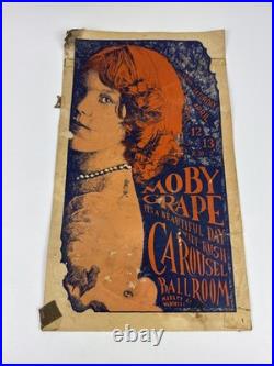 1st Print Moby Grape Carousal Ballroom Concert Poster BG Vanness SF