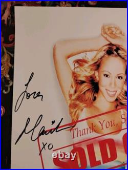 2000 MARIAH CAREY Signed Concert Poster Original With COA Included Scarce 2000 MARIAH CAREY Signed Concert Poster Original With COA Included Scarce