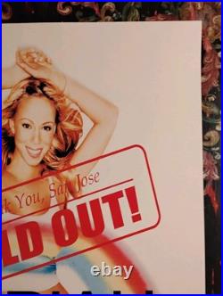 2000 MARIAH CAREY Signed Concert Poster Original With COA Included Scarce 2000 MARIAH CAREY Signed Concert Poster Original With COA Included Scarce