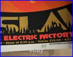 2003 Audioslave Original Concert Poster -Signed Numbered RARE SN 150 LE