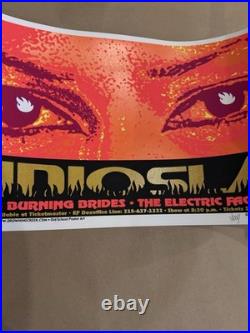 2003 Audioslave Original Concert Poster -Signed Numbered RARE SN 150 LE