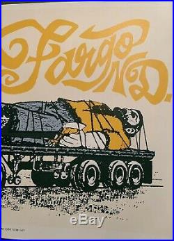 2003 Pearl Jam Poster Fargo, ND Concert Ames