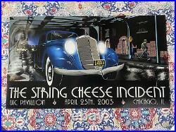 2003 String Cheese Incident Concert Poster. From 4/25/2003 Chicago
