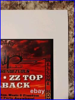 2005 Kid Rock Signed Concert Poster Bar Advertisement Coa +concert Ticket Includ