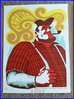 2005 Pearl Jam Toronto, ON, Canada Concert Poster Ames Bros