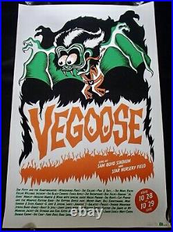 2006 Ames Bros VEGOOSE Concert Poster TOM PETTY Widespread Panic PHISH Signed /#