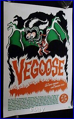 2006 Ames Bros VEGOOSE Concert Poster TOM PETTY Widespread Panic PHISH Signed /#