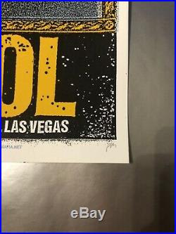 2007 TOOL Band Concert Poster Lithograph Las Vegas, NV The Pearl Jesus & Mary PM
