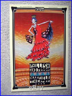 2008 Grateful Dead Phil Lesh & Friends Warfield Bill Graham 5 Concert Poster Set