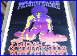 2008 Sly And The Family Stone Santa Rosa Concert Poster Art Signed Dave Hunter