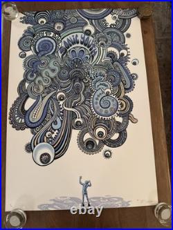 2010 Sonic Youth Concert Poster by Emek SIGNED Wiltern Theatre LA, California