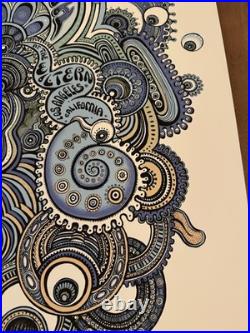 2010 Sonic Youth Concert Poster by Emek SIGNED Wiltern Theatre LA, California