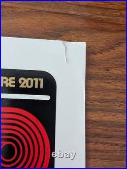 2011 Primus Concert Poster Signed Numbered 62/150 Montreal Quebec with Ticket Stub