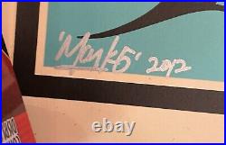 2012 Eddie Vedder El Paso Texas concert poster Mark5 AP /50