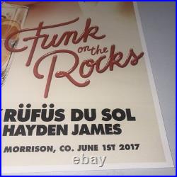 2017 funk on the rocks concert posters