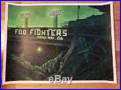 2018 Foo Fighters Fenway Park Concert Poster 112/500 Boston