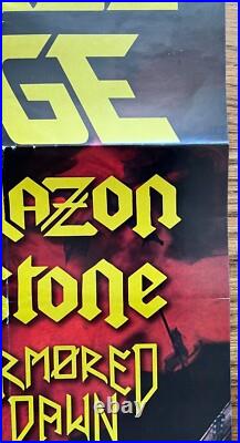 2018 Original Concert Poster Athens HammerFall, Refuge, Blazon Stone Power Metal 2018 Original Concert Poster Athens HammerFall, Refuge, Blazon Stone Power Metal
