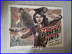 2018 Pearl Jam Wrigley Field Chicago Screen Print Concert Poster Paul Jackson