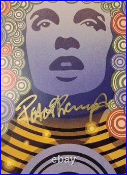 2019 Peter Frampton Signed Concert Poster Orignal Size 13x19 Inches With Coa