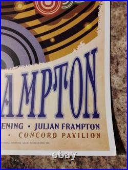 2019 Peter Frampton Signed Concert Poster Orignal Size 13x19 Inches With Coa