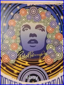 2019 Peter Frampton Signed Concert Poster Orignal Size 13x19 Inches With Coa