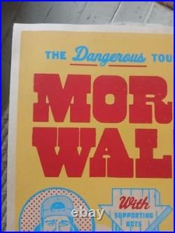 2022 Morgan Wallen Original Concert Poster THE DANGEROUS TOUR Very Rare Numbered