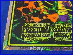 2024 Pentagram USA South TOUR CONCERT POSTER BLACKLIGHT on Foil ART/PRINT LTD ED
