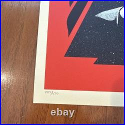2025 Ozzy Osbourne Farewell Tour Concert Poster Shepard Fairey Obey Giant RED