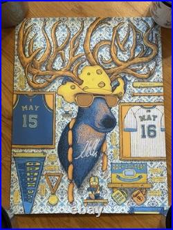 2026 Luke Combs Green Bay Concert Poster May Signed Beckett Authenticated Rare