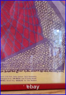 2nd Edition 1967 Cream Concert Poster Uncut Sheet Framed Eric Clapton