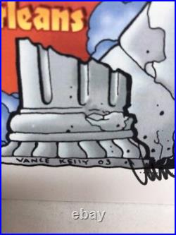 311 Concert Poster Aug 23 2003 New Orleans Vance Kelly Signed Unity Tour 12x18