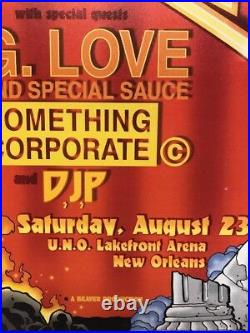 311 Concert Poster Aug 23 2003 New Orleans Vance Kelly Signed Unity Tour 12x18